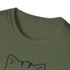Sleepy Player Cat T-shirt
