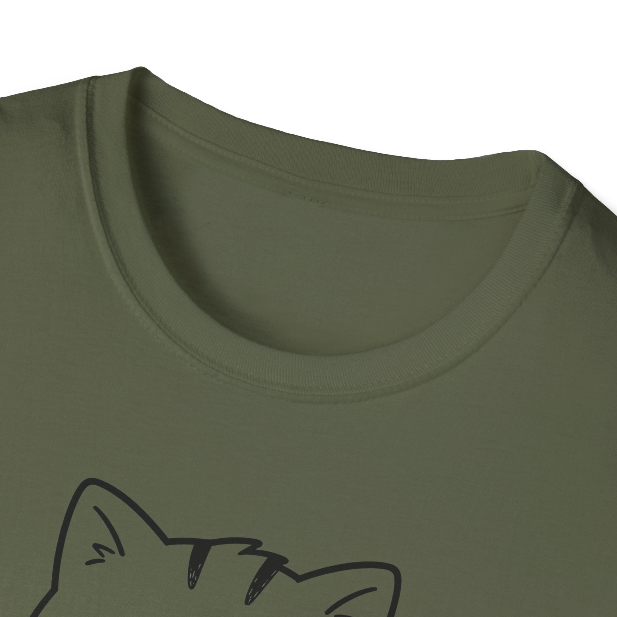Sleepy Player Cat T-shirt