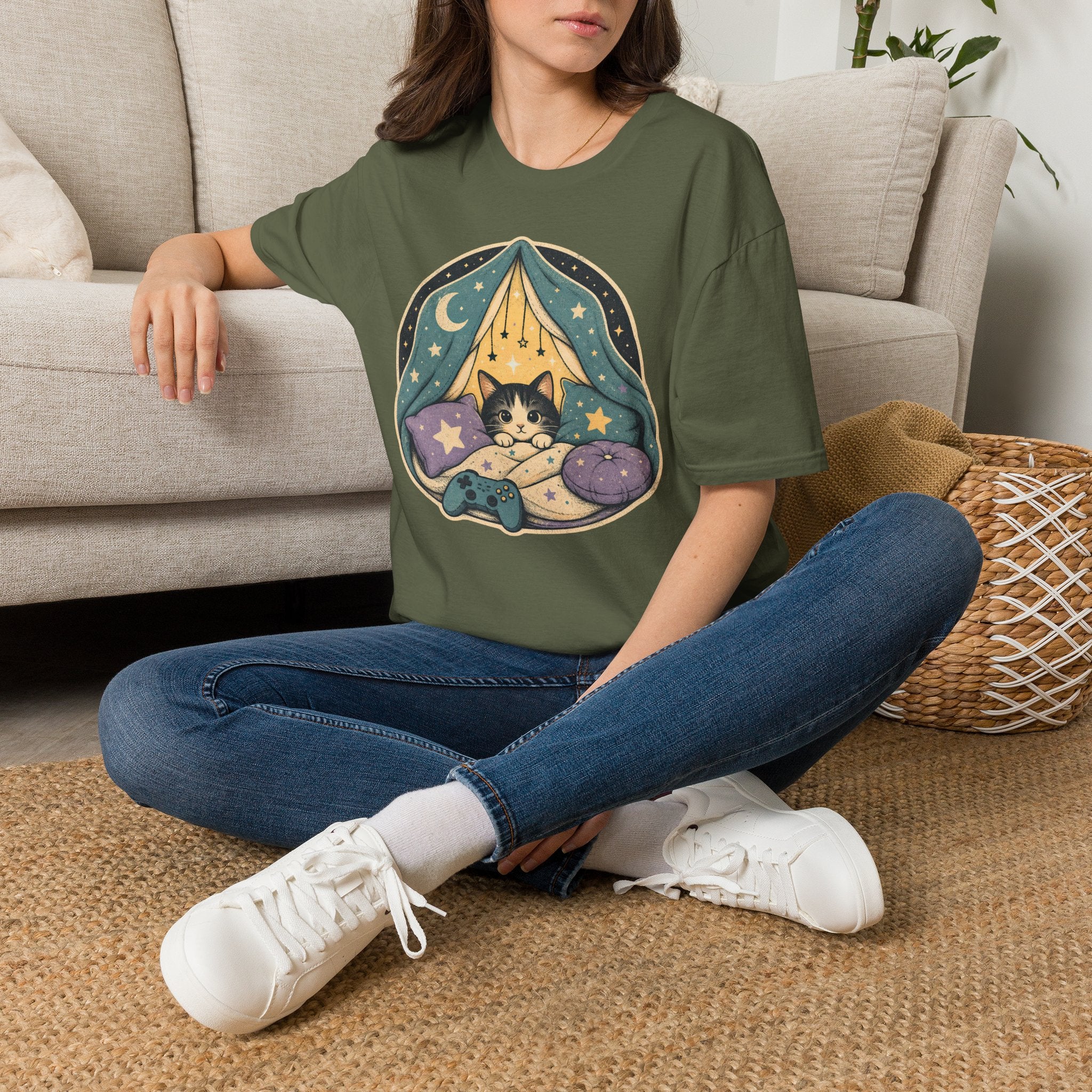 Tiny Portal Blanket Cat T-SHIRT