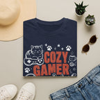 Cozy Gamer Cat Club T-SHIRT