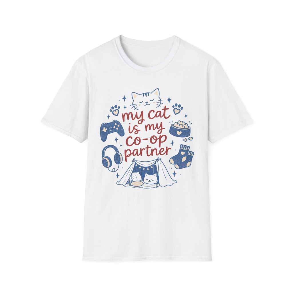 My Cat Is My Co-Op Partner T-SHIRT