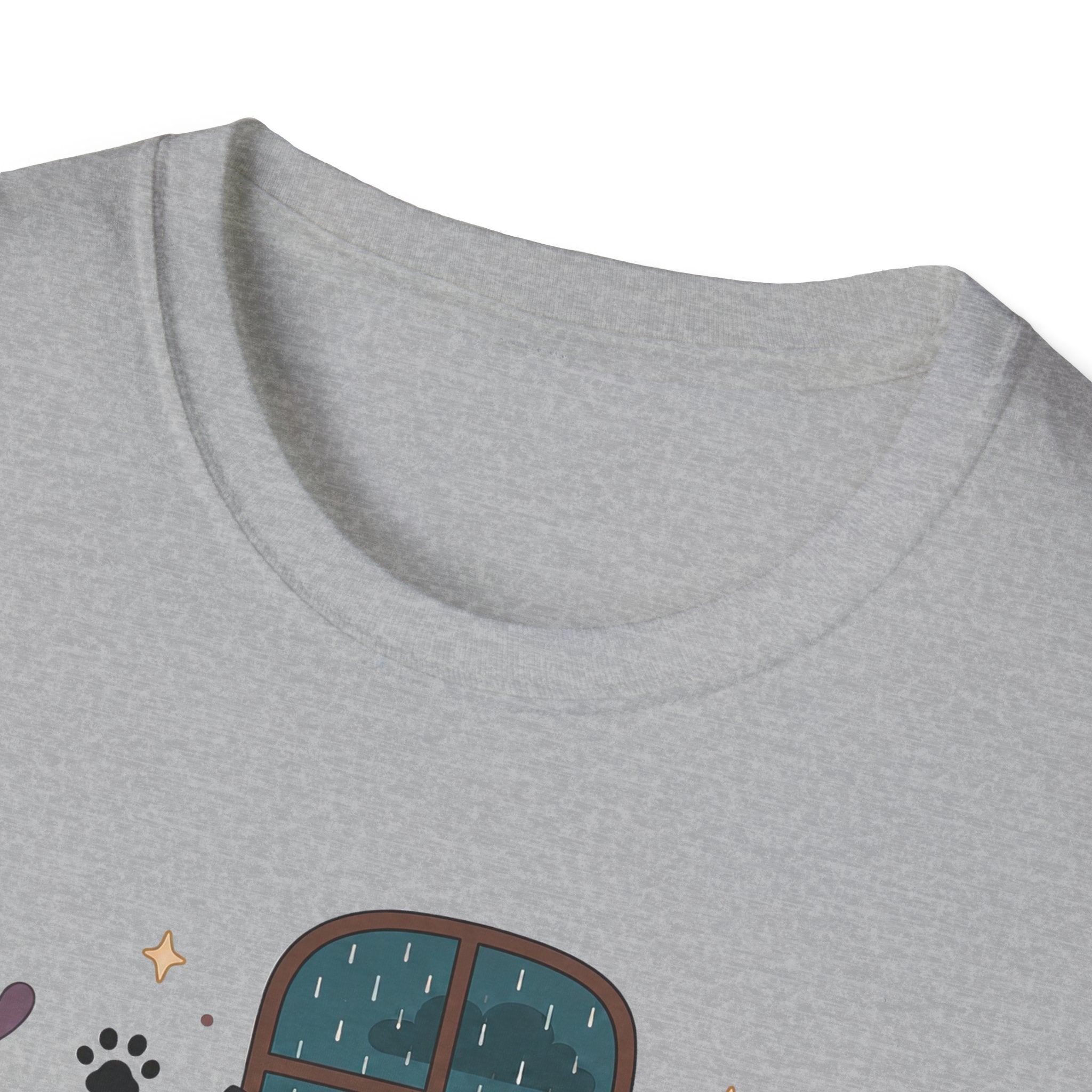 Rainy Night Gamer Cats T-shirt