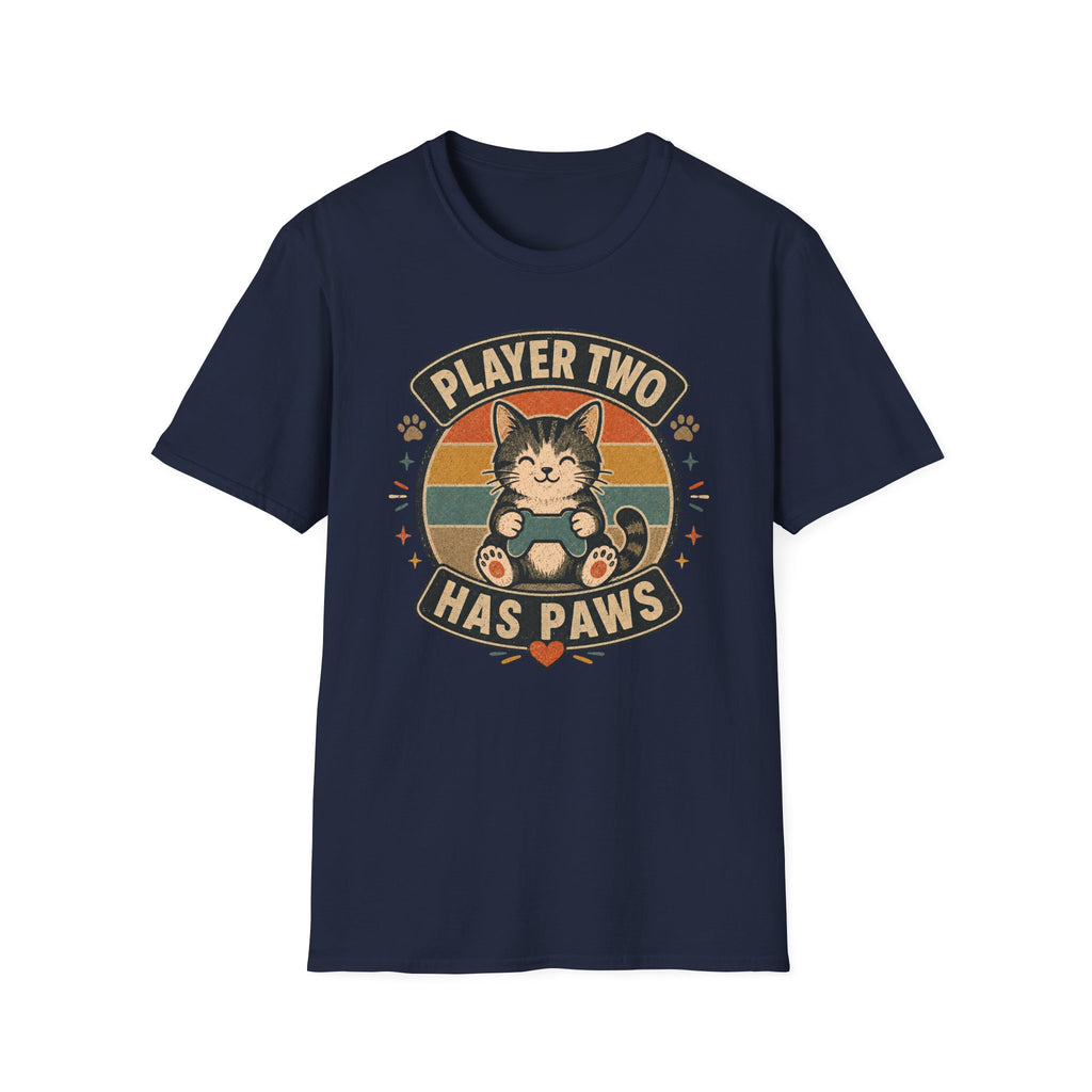 Player Two Has Paws T-shirt