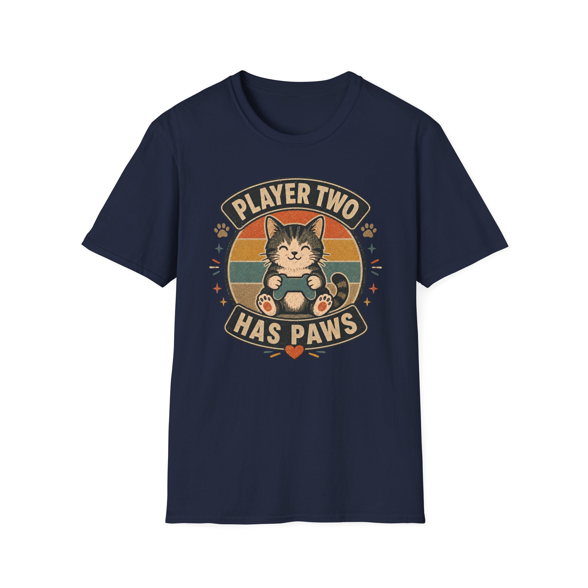 Player Two Has Paws T-shirt