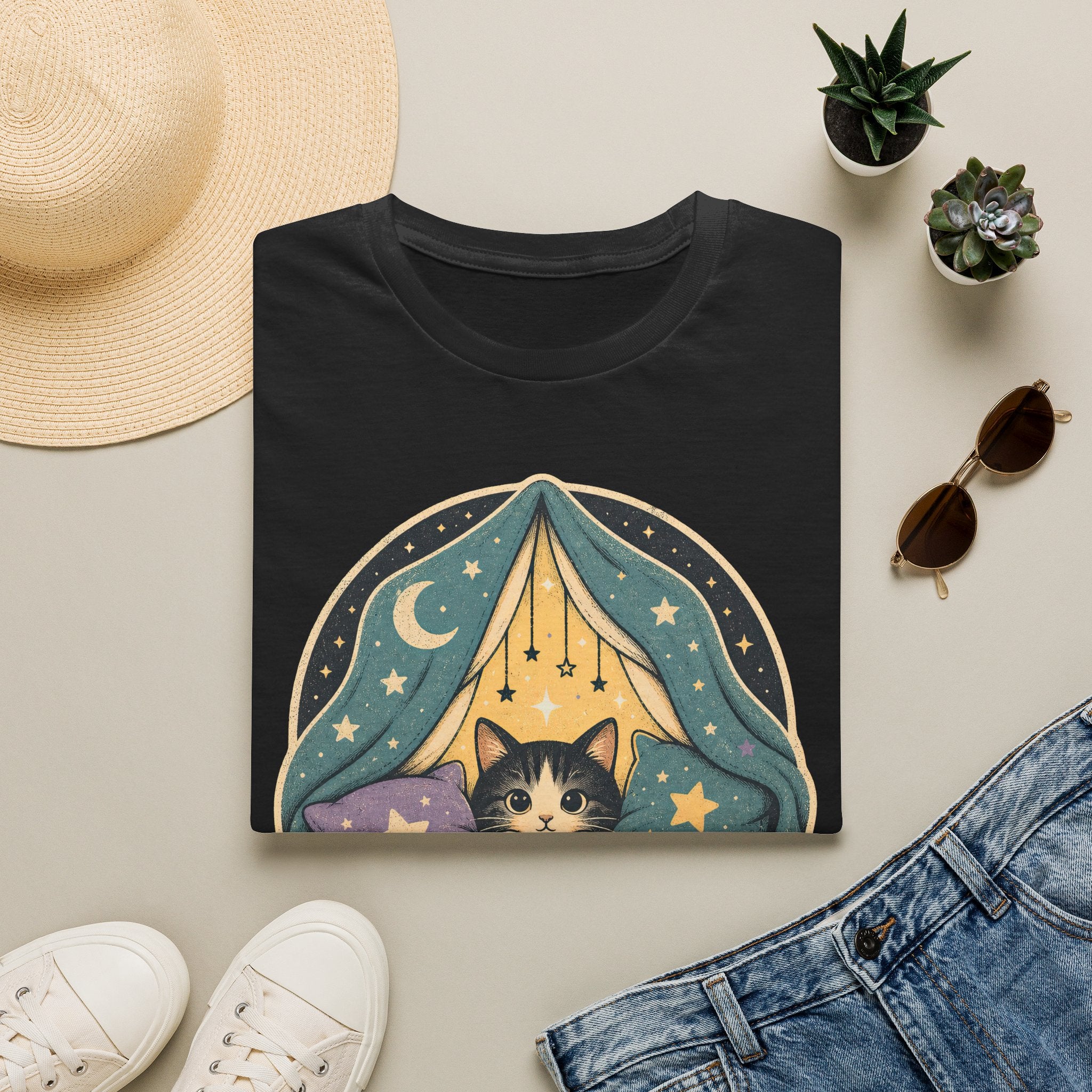 Tiny Portal Blanket Cat T-SHIRT