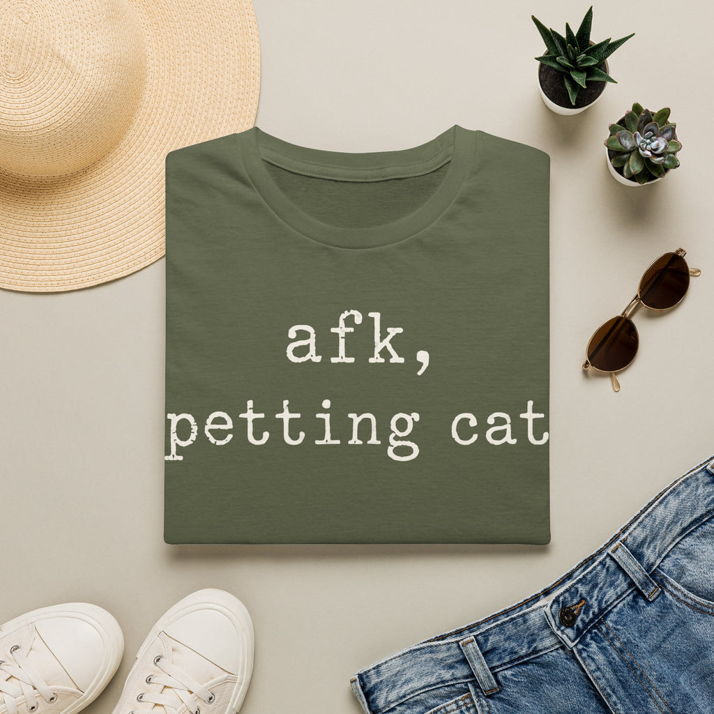 AFK Petting Cat T-SHIRT
