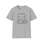 Sleepy Player Cat T-shirt