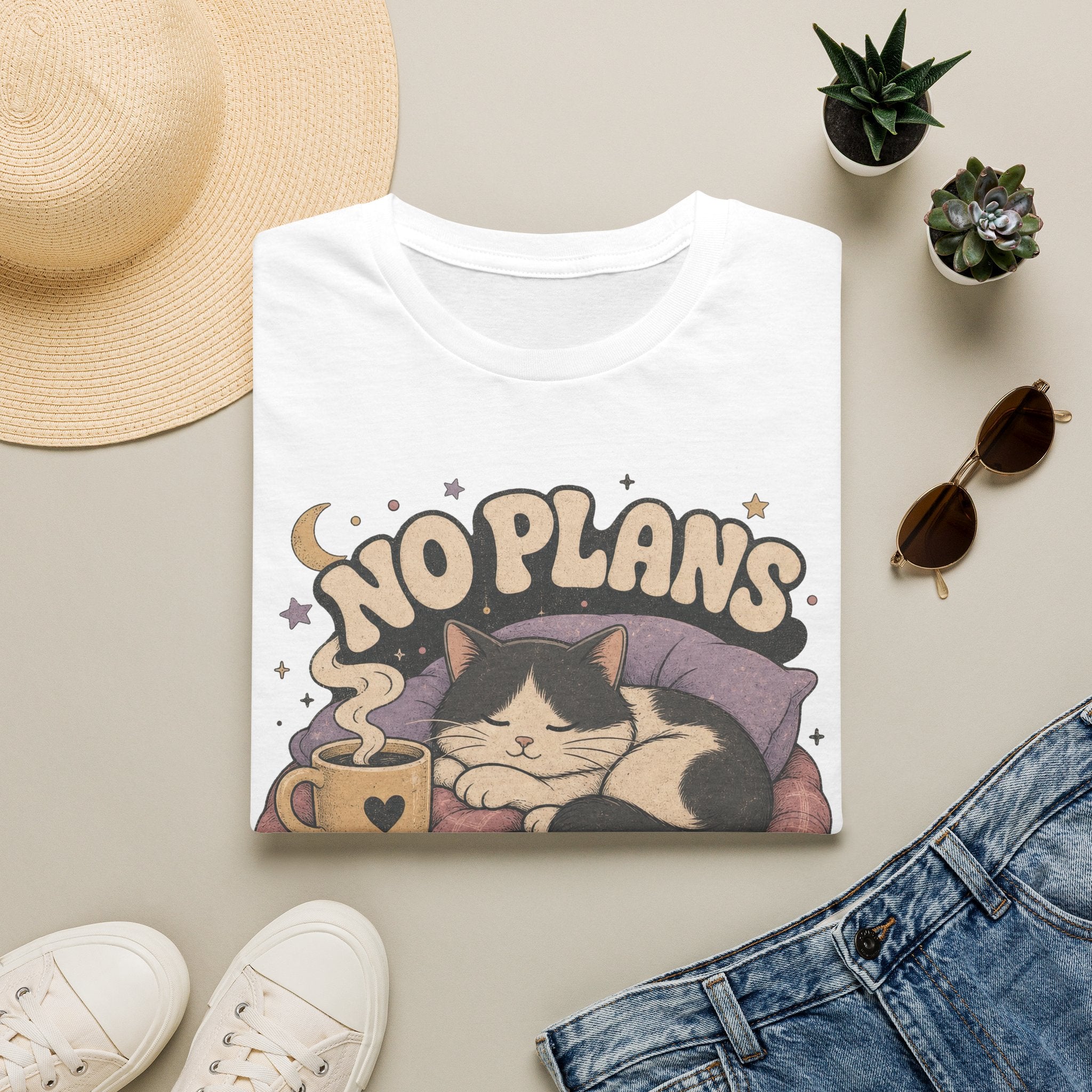 No Plans Just Purrs T-SHIRT