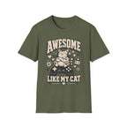 Cozy Gamer Cat Approval Stamp T-SHIRT