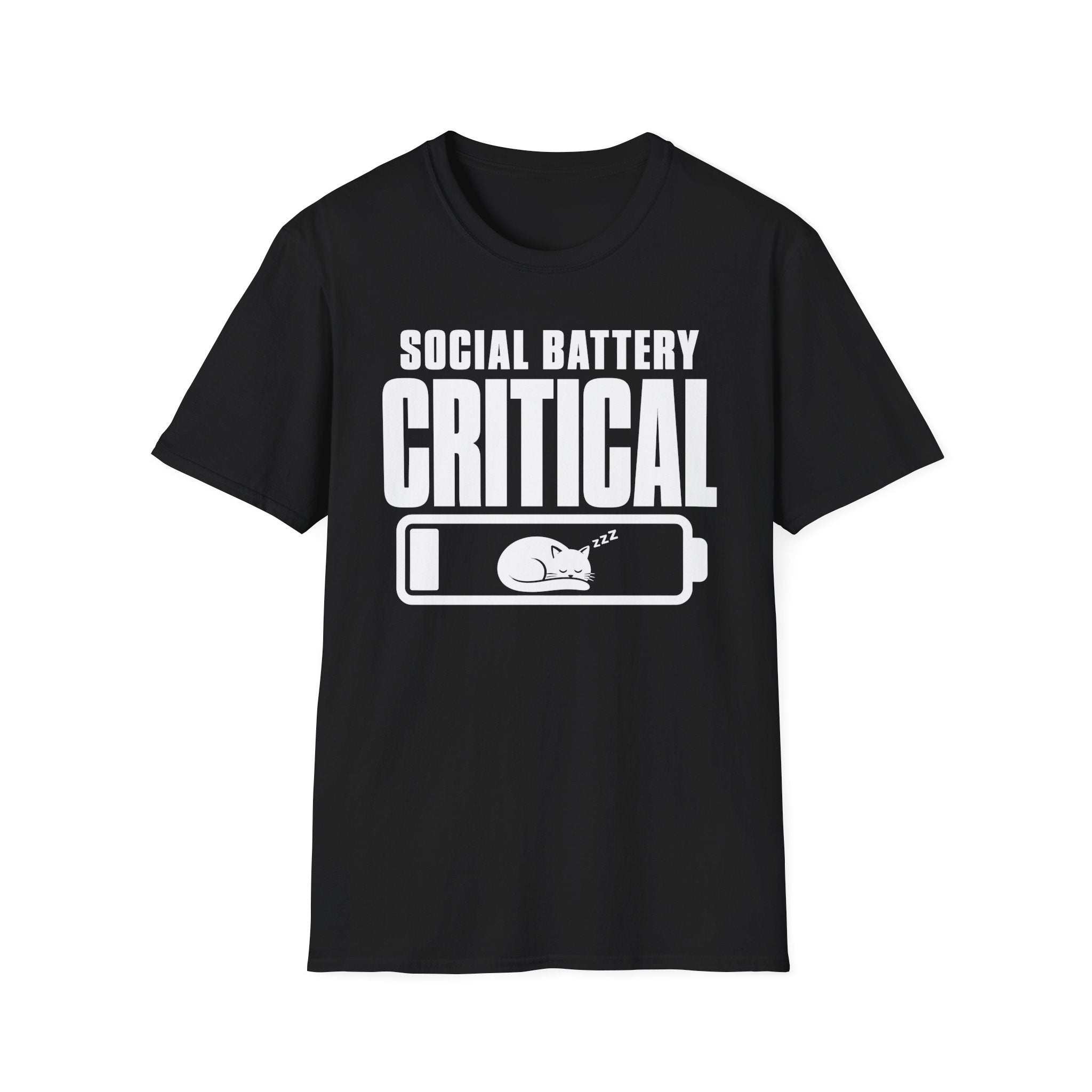 Social Battery Critical T-shirt
