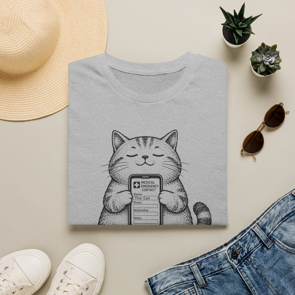 My Cat Is My Emergency Contact T-shirt