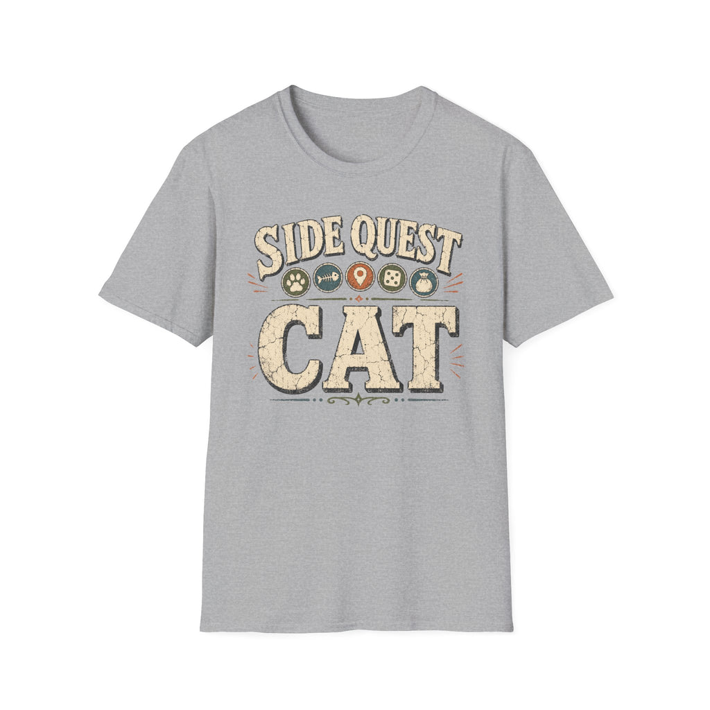 Side Quest Cat T-shirt