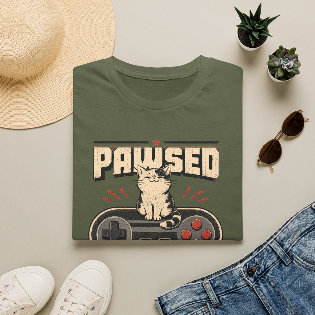 Pawsed The Game T-shirt