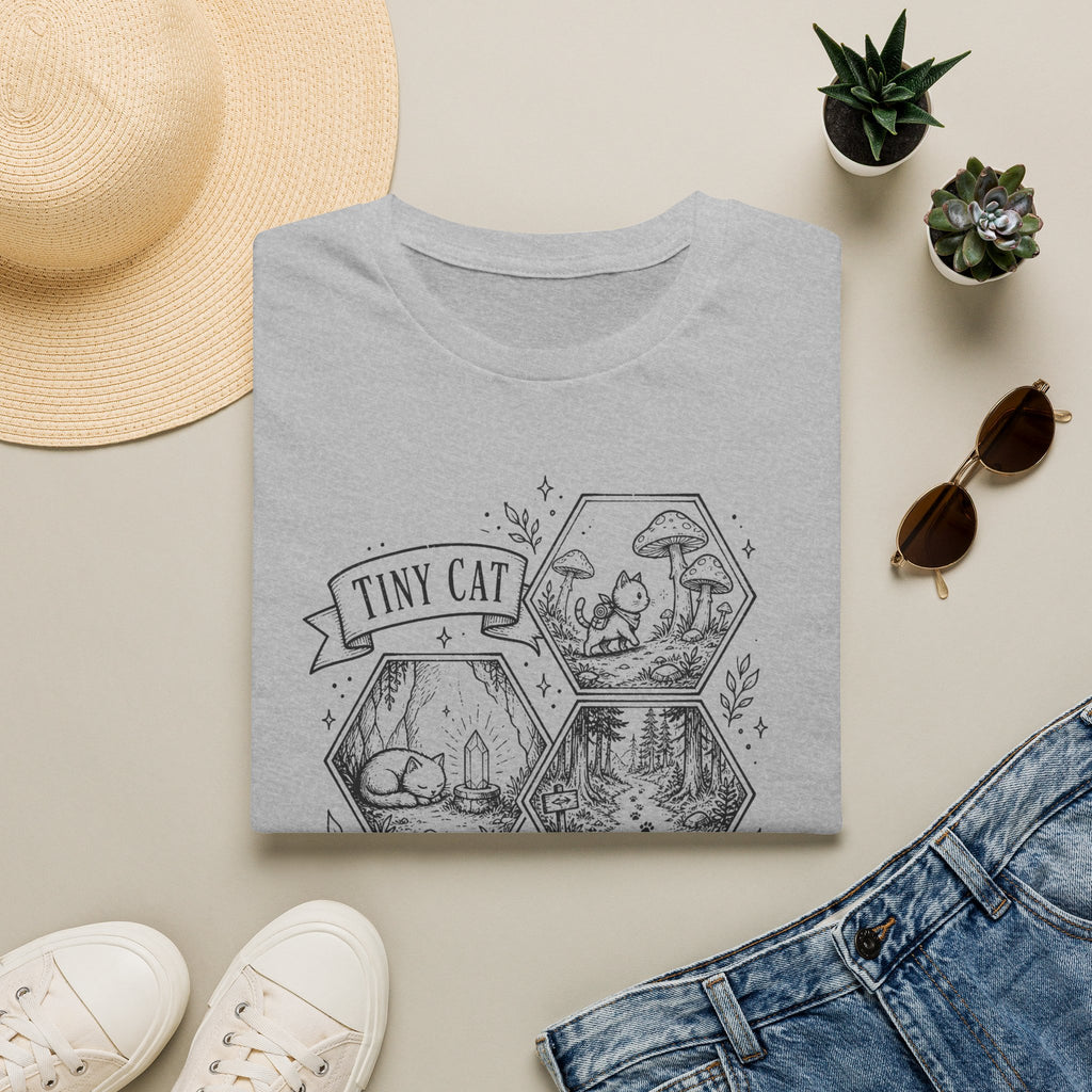 Tiny Cat Big Quest T-SHIRT