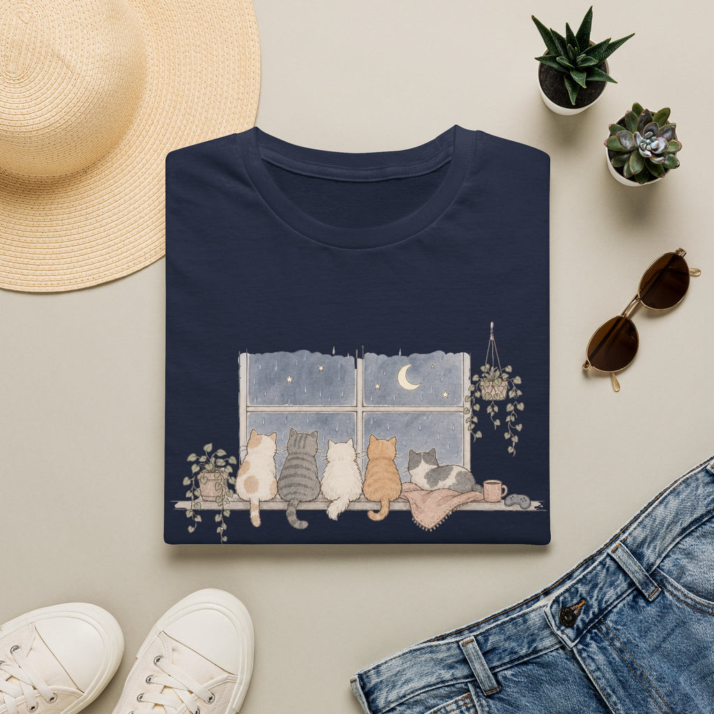 Window Ledge Cat Party T-SHIRT