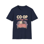 Co-Op Its How I Hug - Two Cats Couch T-SHIRT