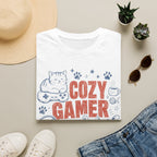 Cozy Gamer Cat Club T-SHIRT