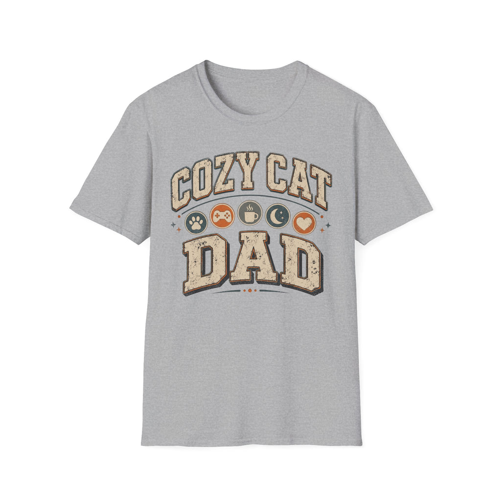 Cozy Cat Dad T-shirt