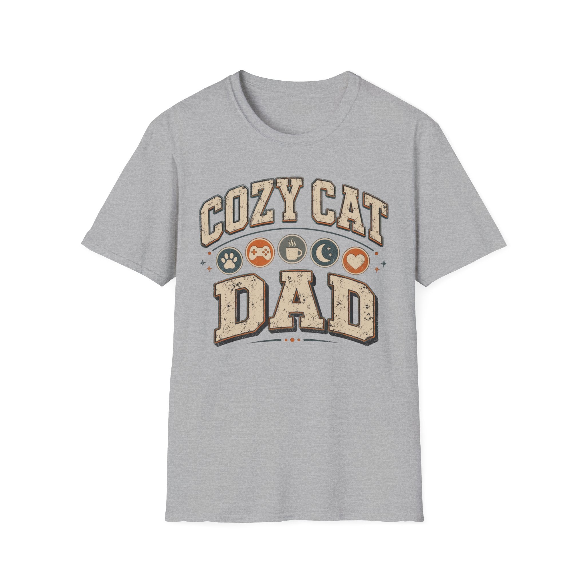 Cozy Cat Dad T-shirt