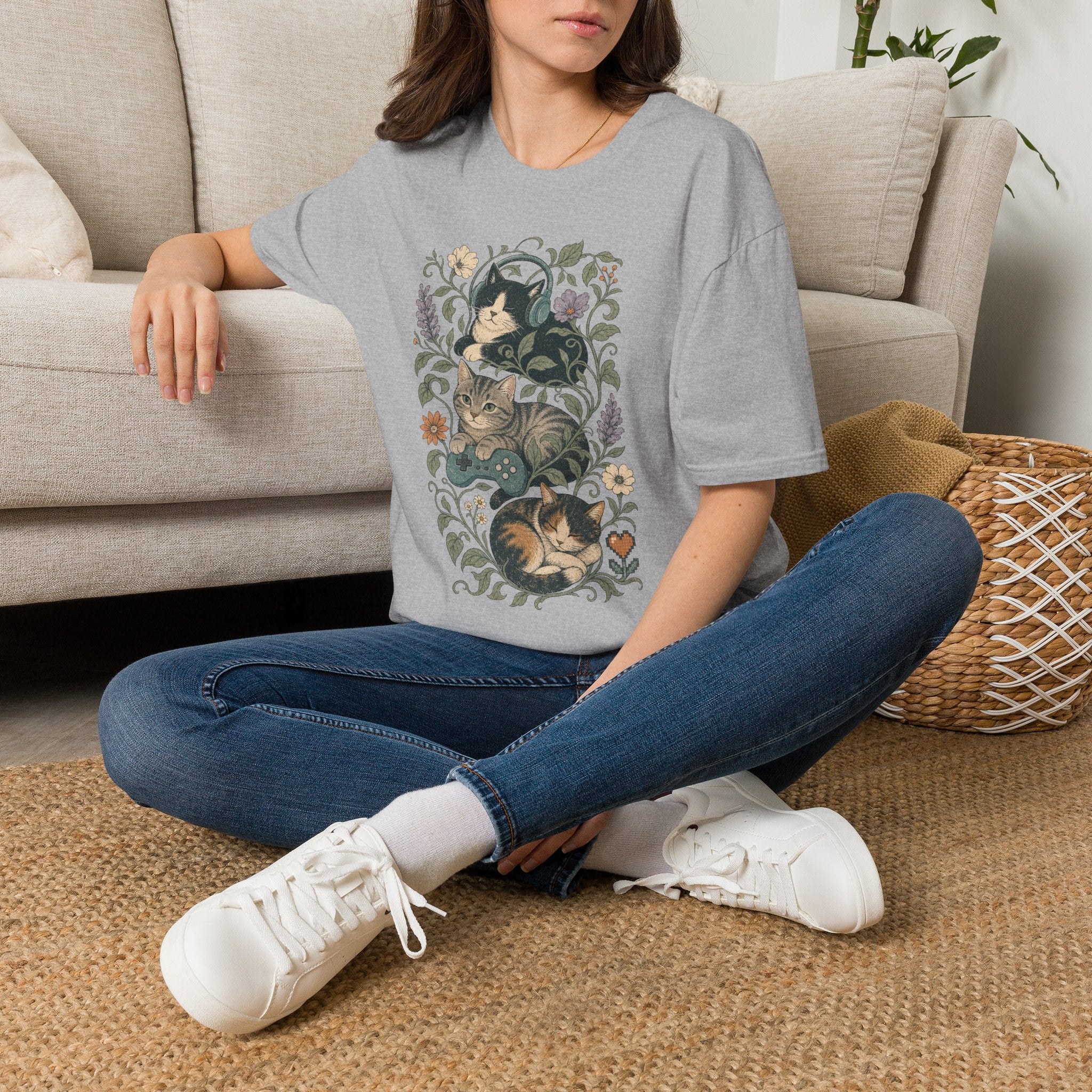 Cozy Gamer Garden T-SHIRT