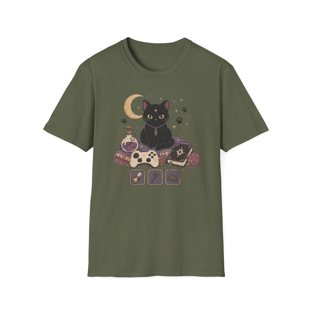 Witchy Gamer Familiar T-shirt