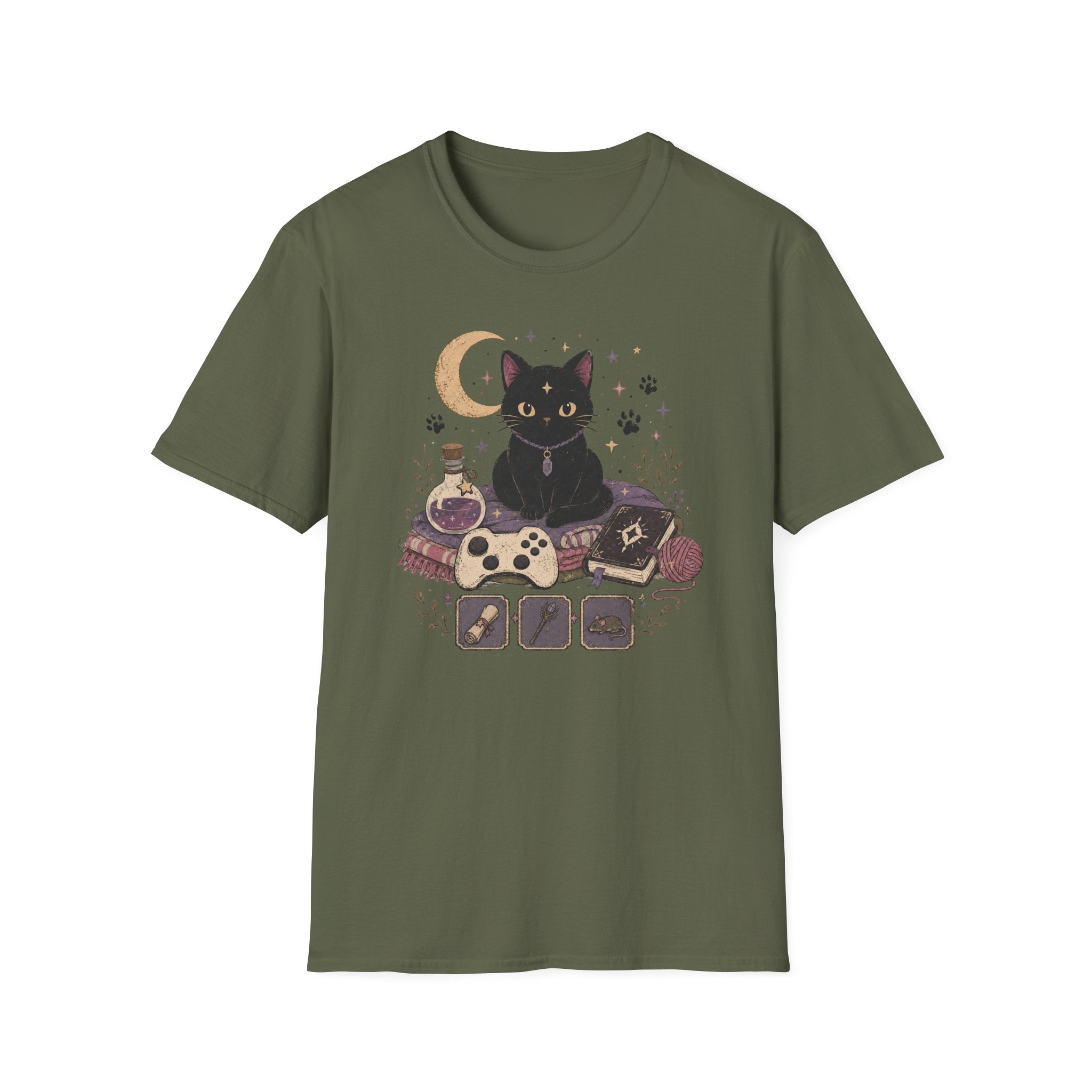 Witchy Gamer Familiar T-shirt