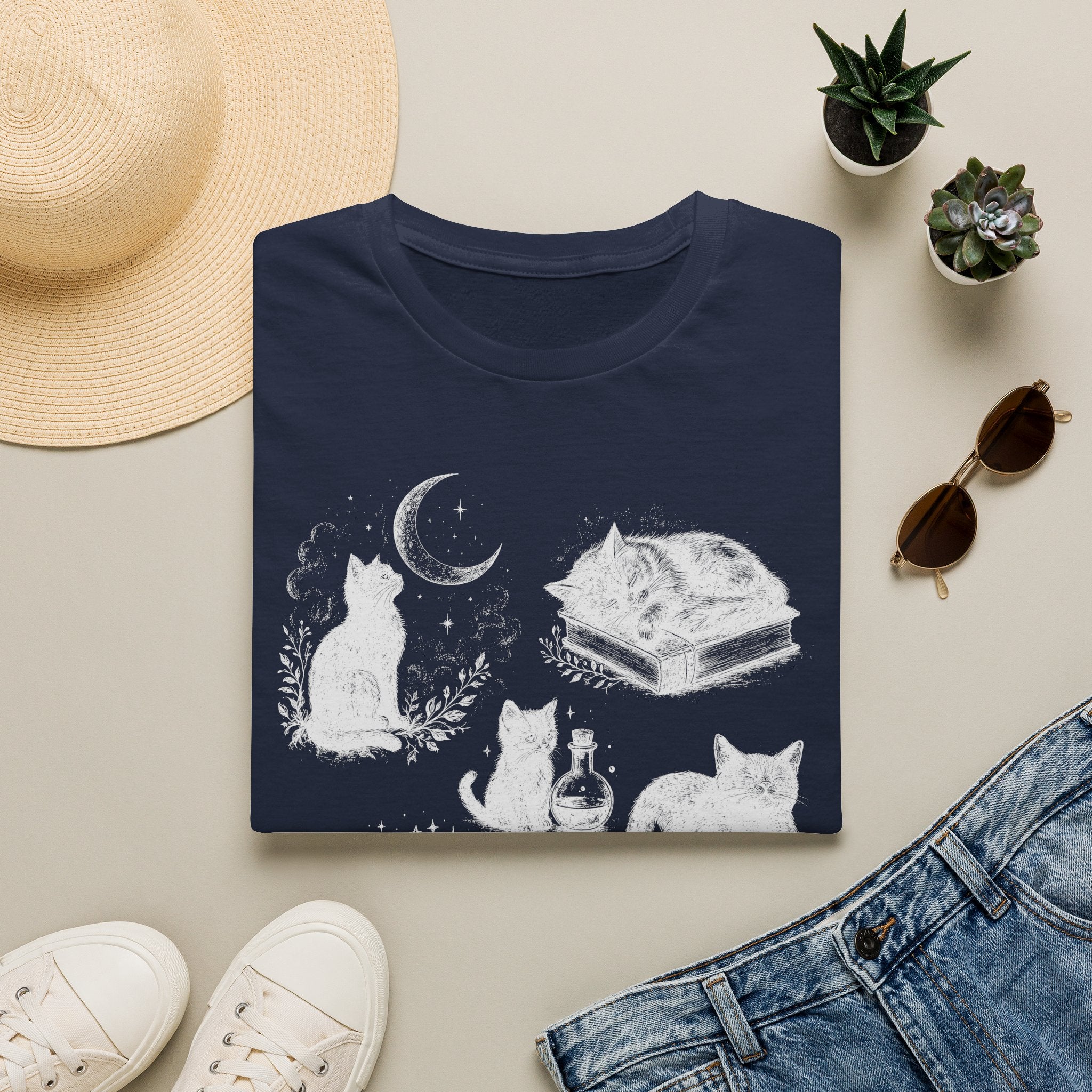 Cozy Familiar Sketch Sheet T-SHIRT