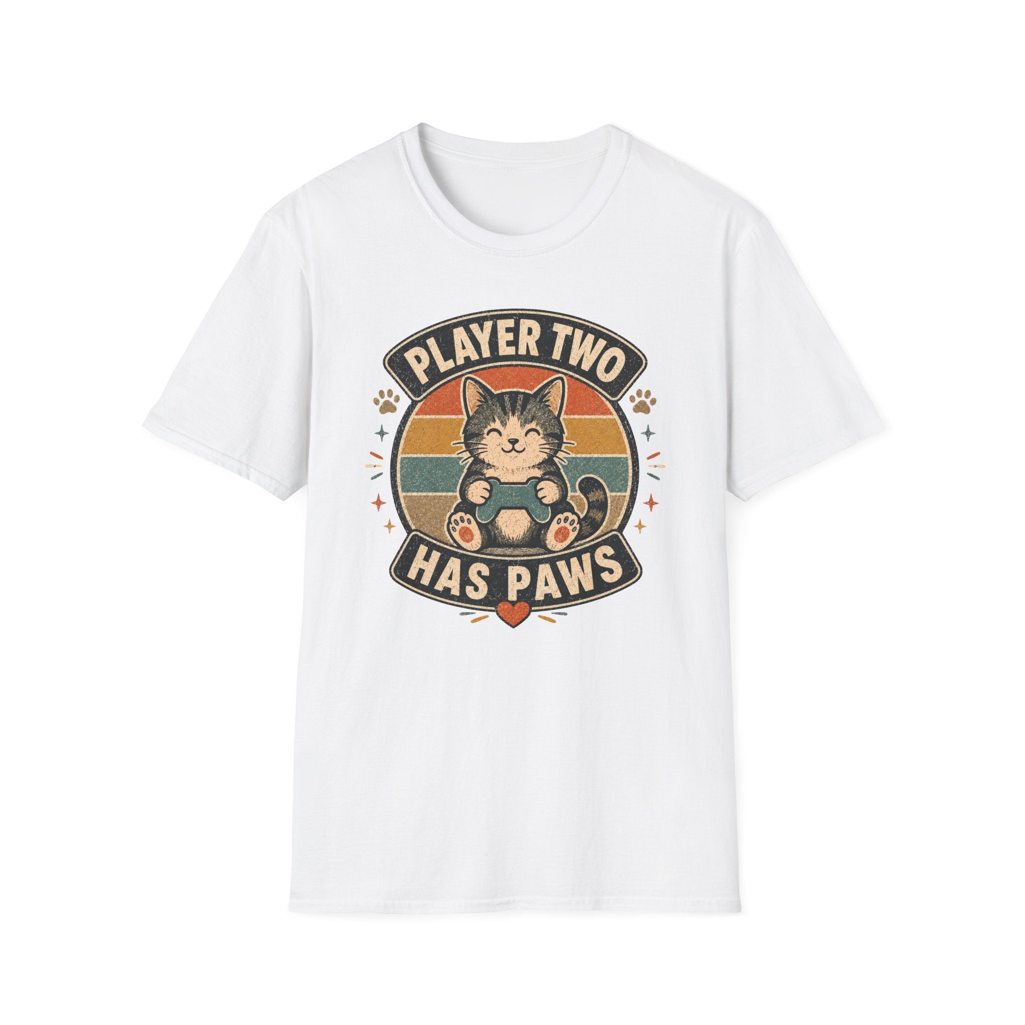 Player Two Has Paws T-shirt