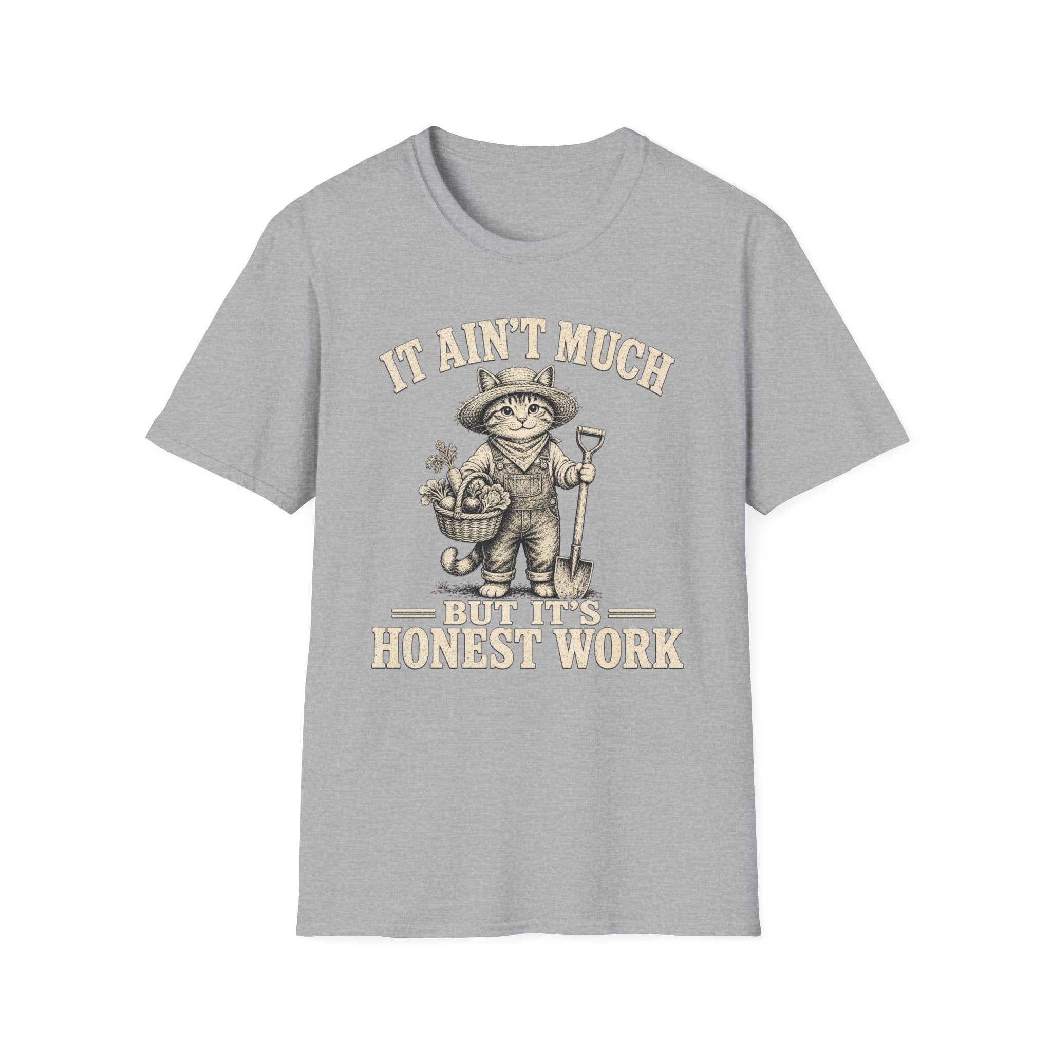 Honest Work Farming Cat T-SHIRT