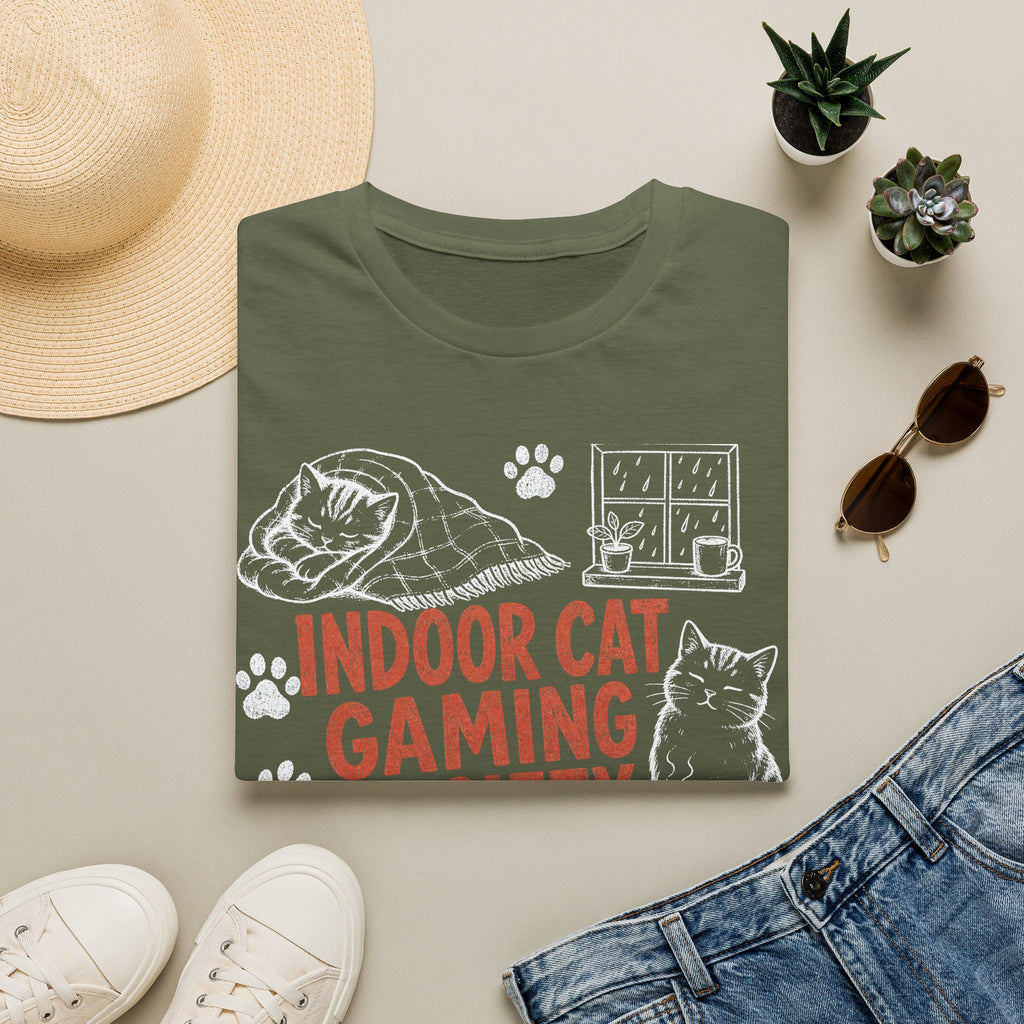 Indoor Cat Gaming Society T-SHIRT
