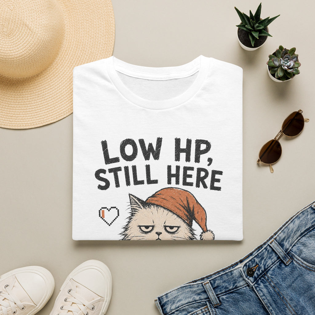Low HP Still Here Sleep Cap T-SHIRT