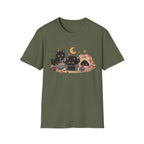 Midnight Snack Gaming Cats T-shirt