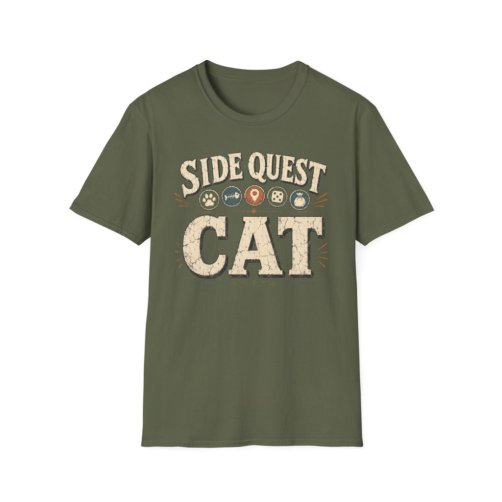 Side Quest Cat T-shirt
