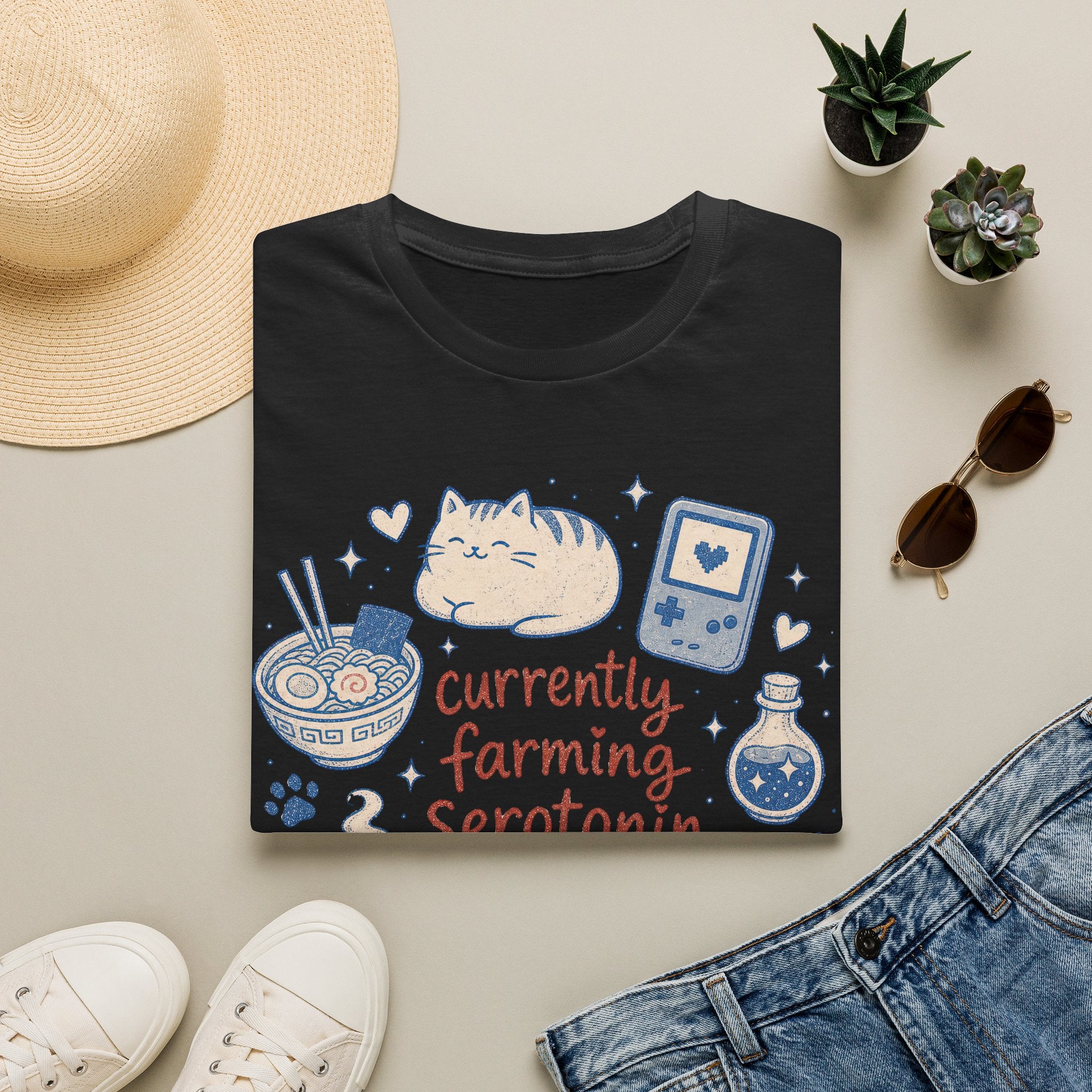 Currently Farming Serotonin T-SHIRT
