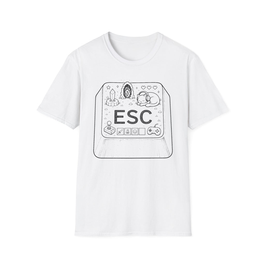 ESC Key Game Escapism T-SHIRT