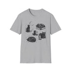 Cozy Familiar Sketch Sheet T-SHIRT