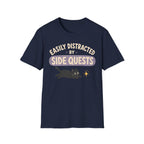 Easily Distracted By Side Quests - Cat Sparkle T-SHIRT