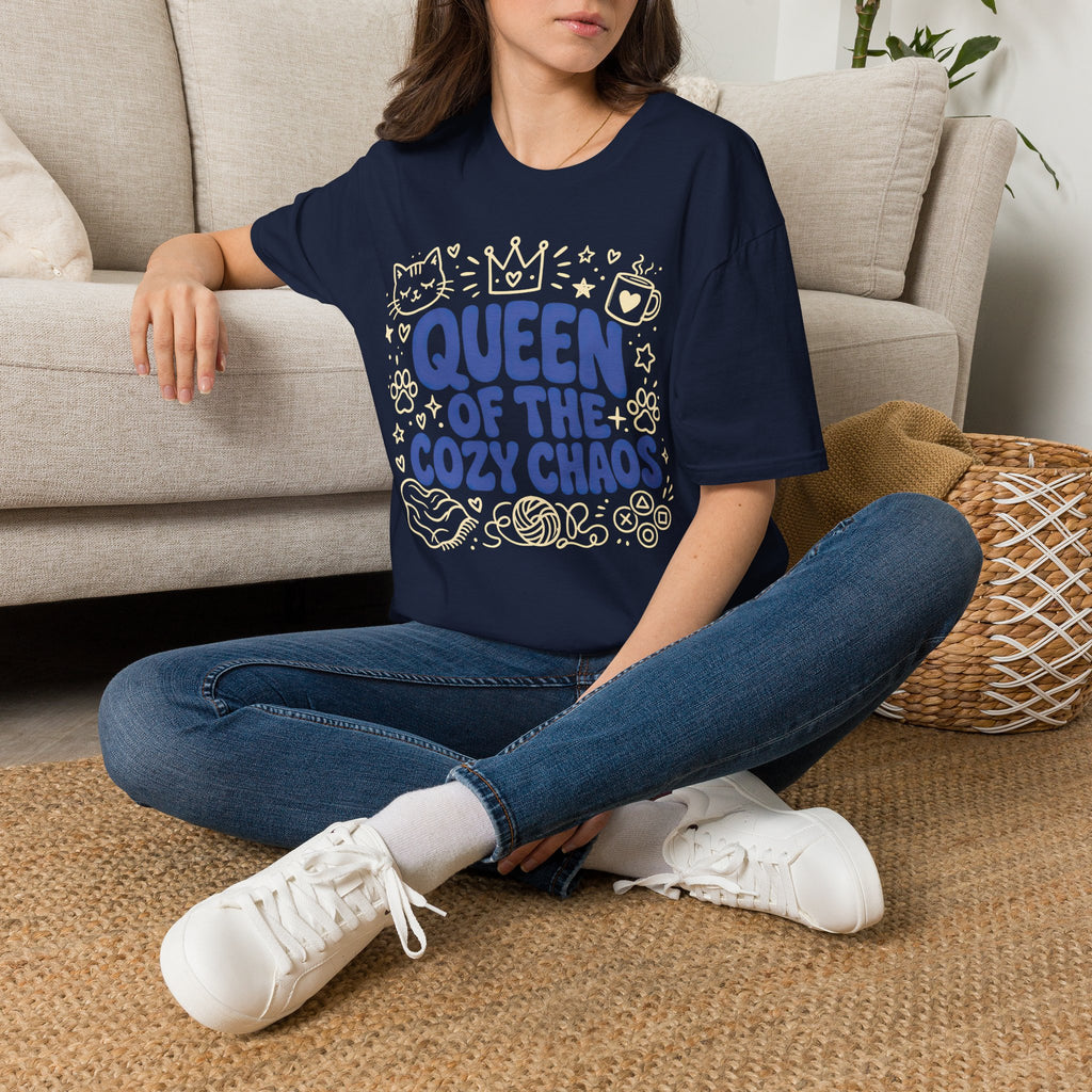Queen Of The Cozy Chaos T-SHIRT
