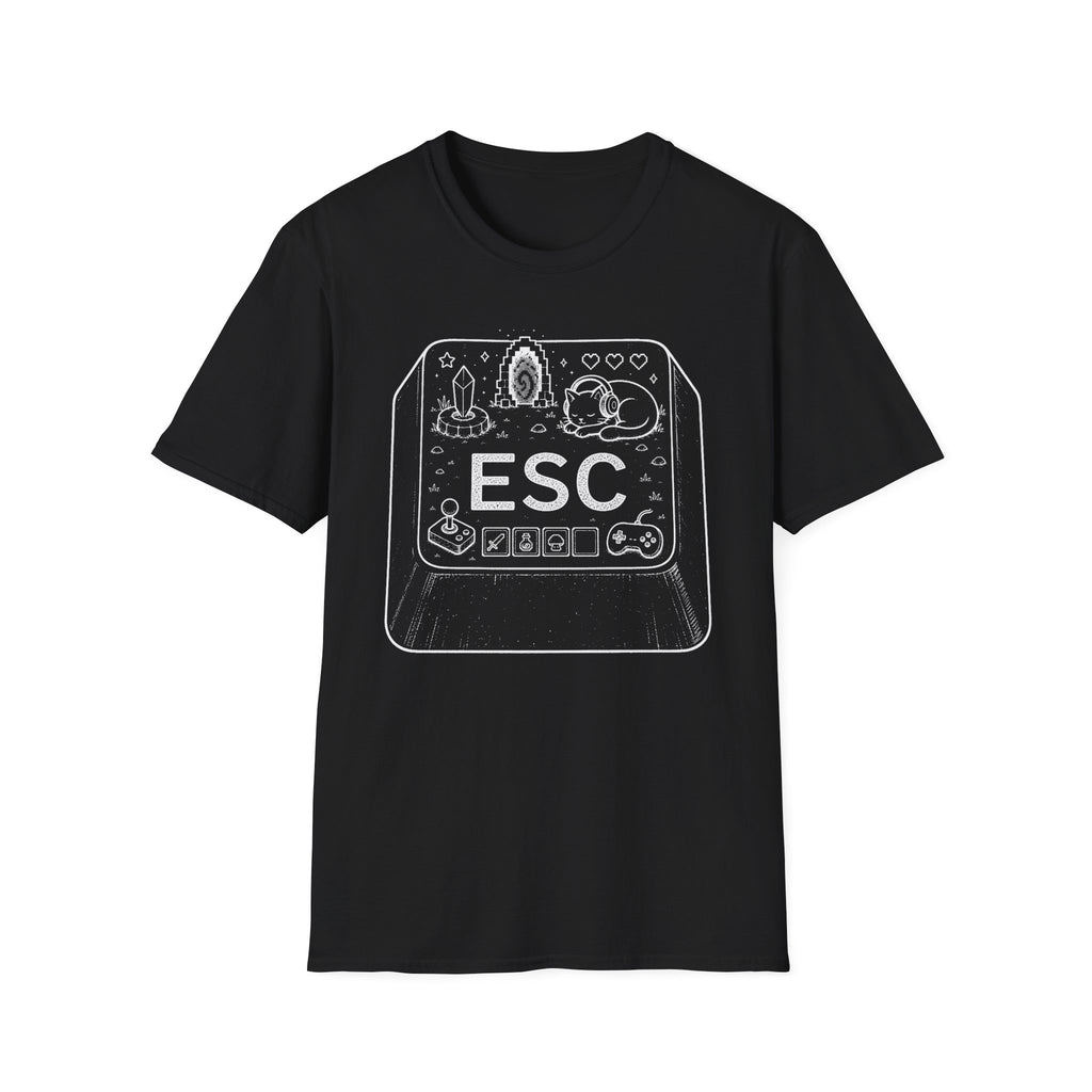 ESC Key Game Escapism T-SHIRT