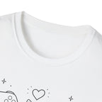 Tiny Cat Between Controllers T-shirt