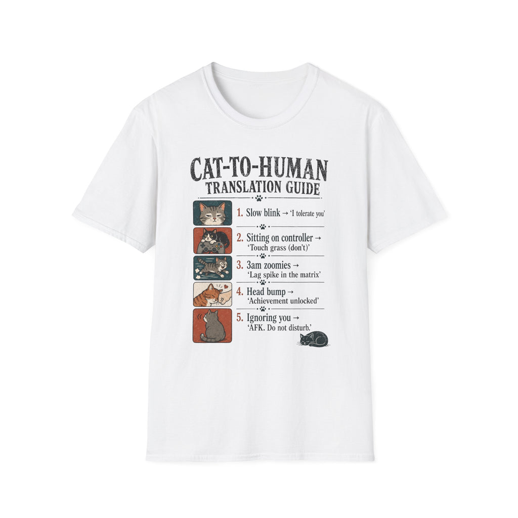 Cat-To-Human Translation Guide T-shirt