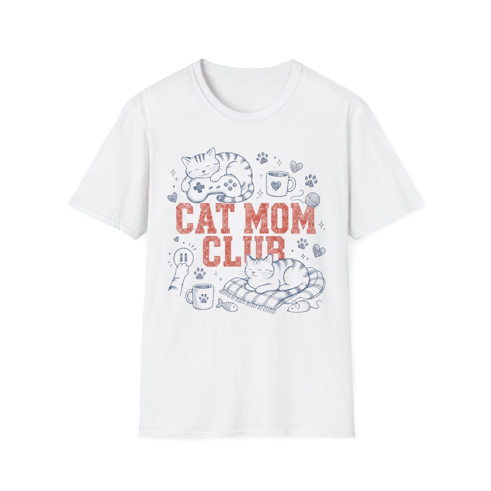 Cat Mom Club T-SHIRT