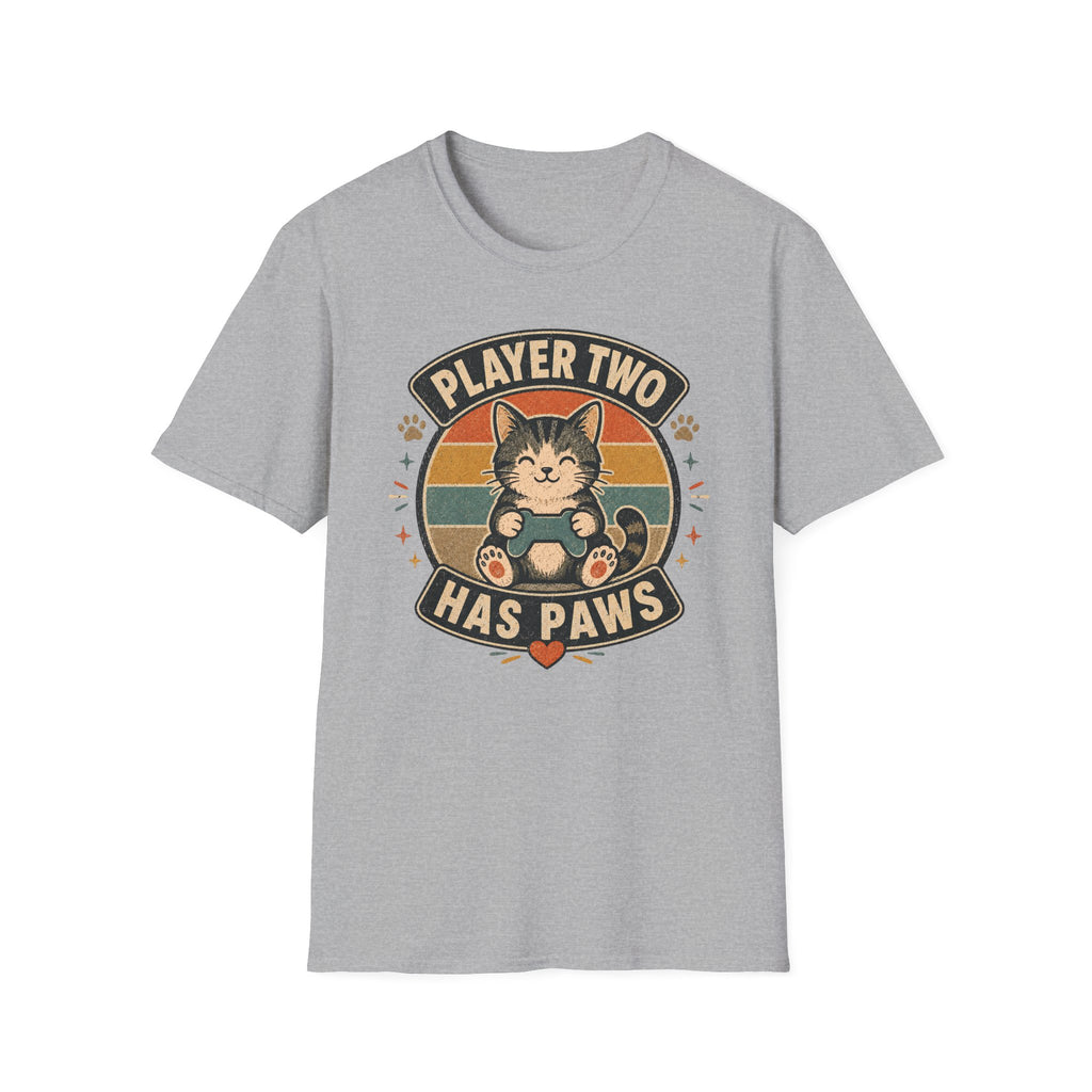 Player Two Has Paws T-shirt