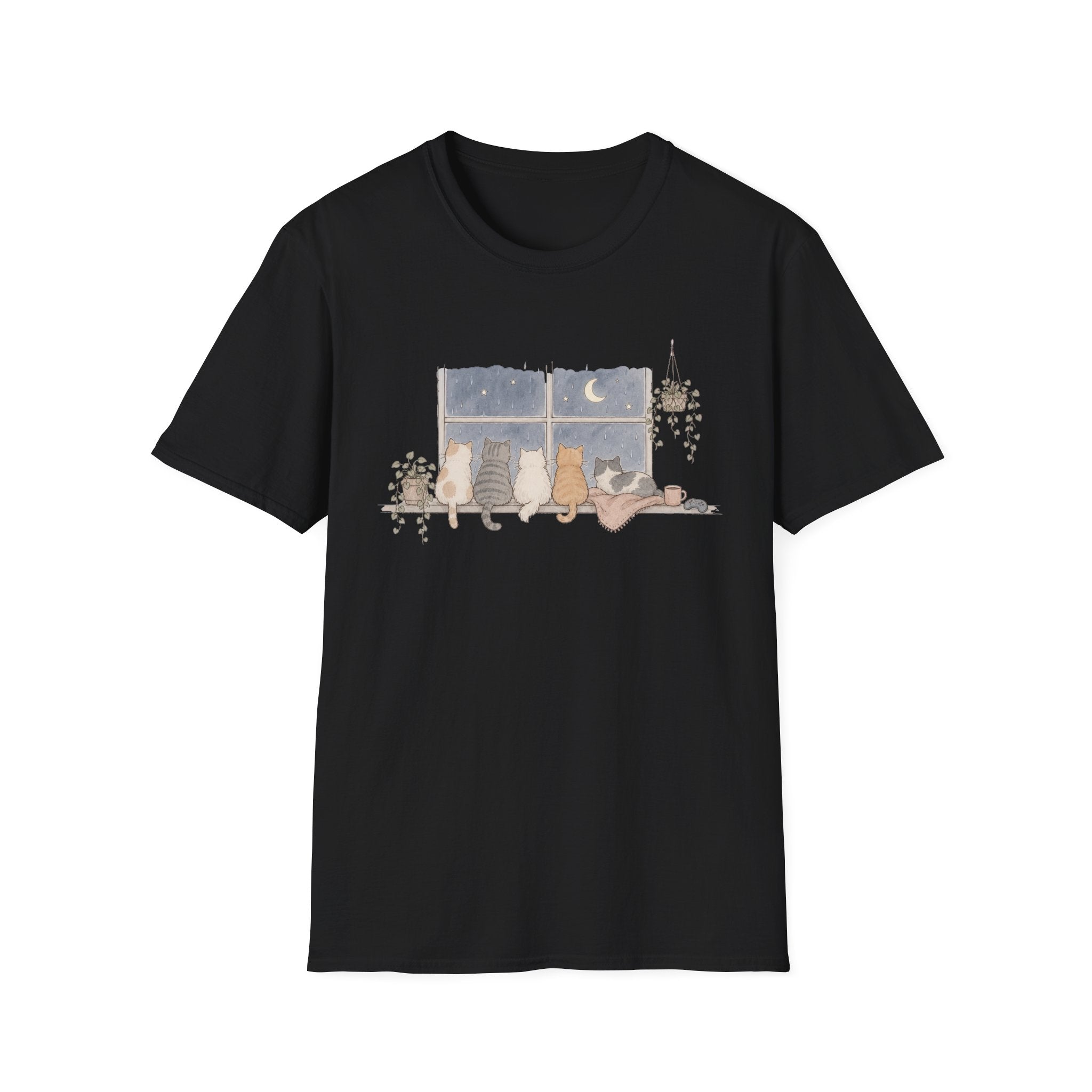 Window Ledge Cat Party T-SHIRT