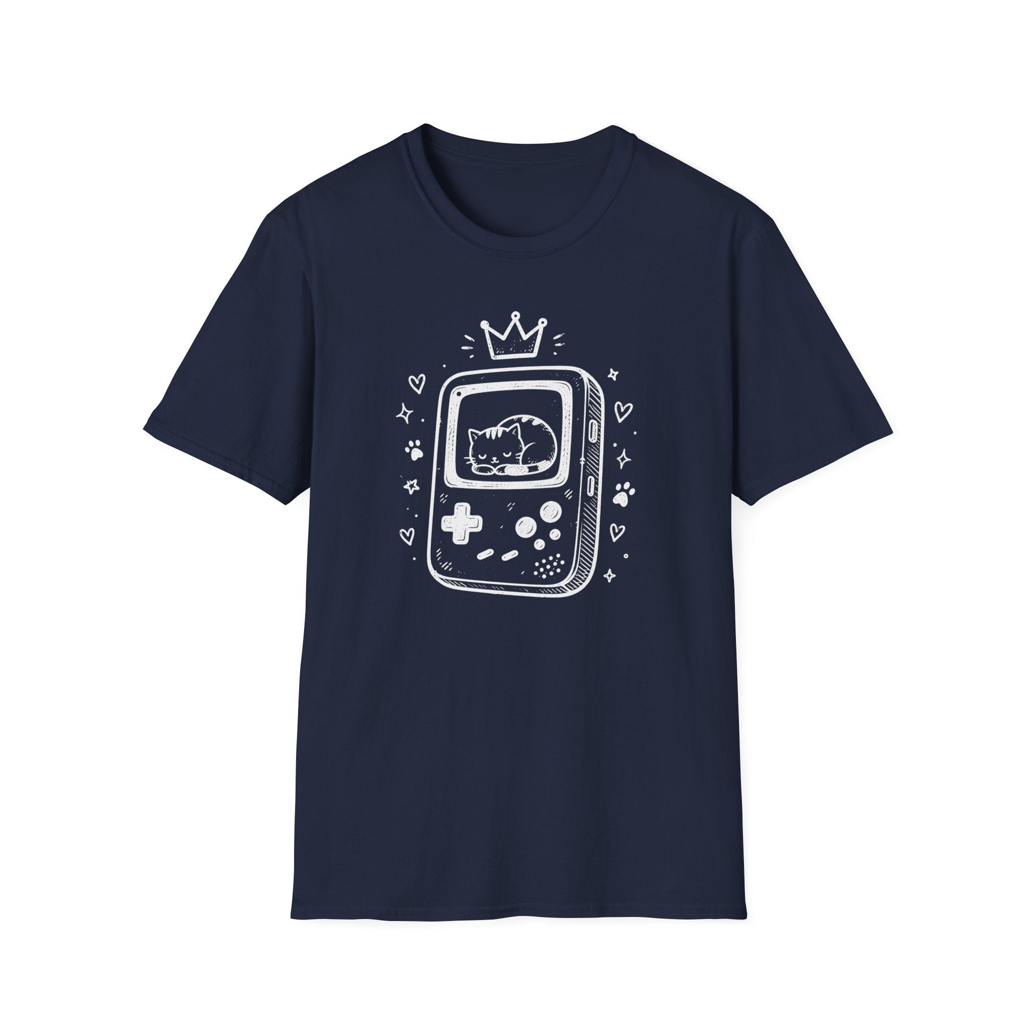 Crowned Cozy Handheld Cat T-shirt