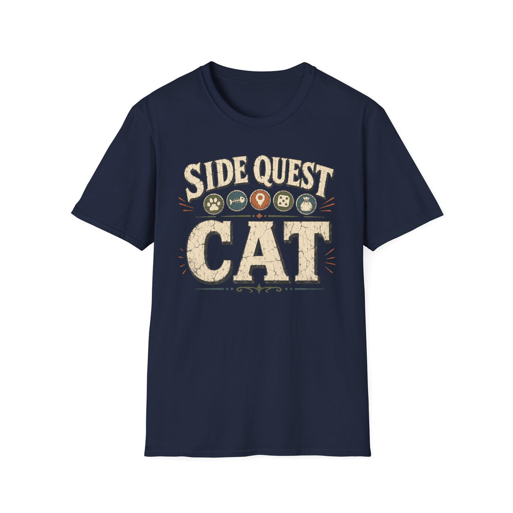 Side Quest Cat T-shirt