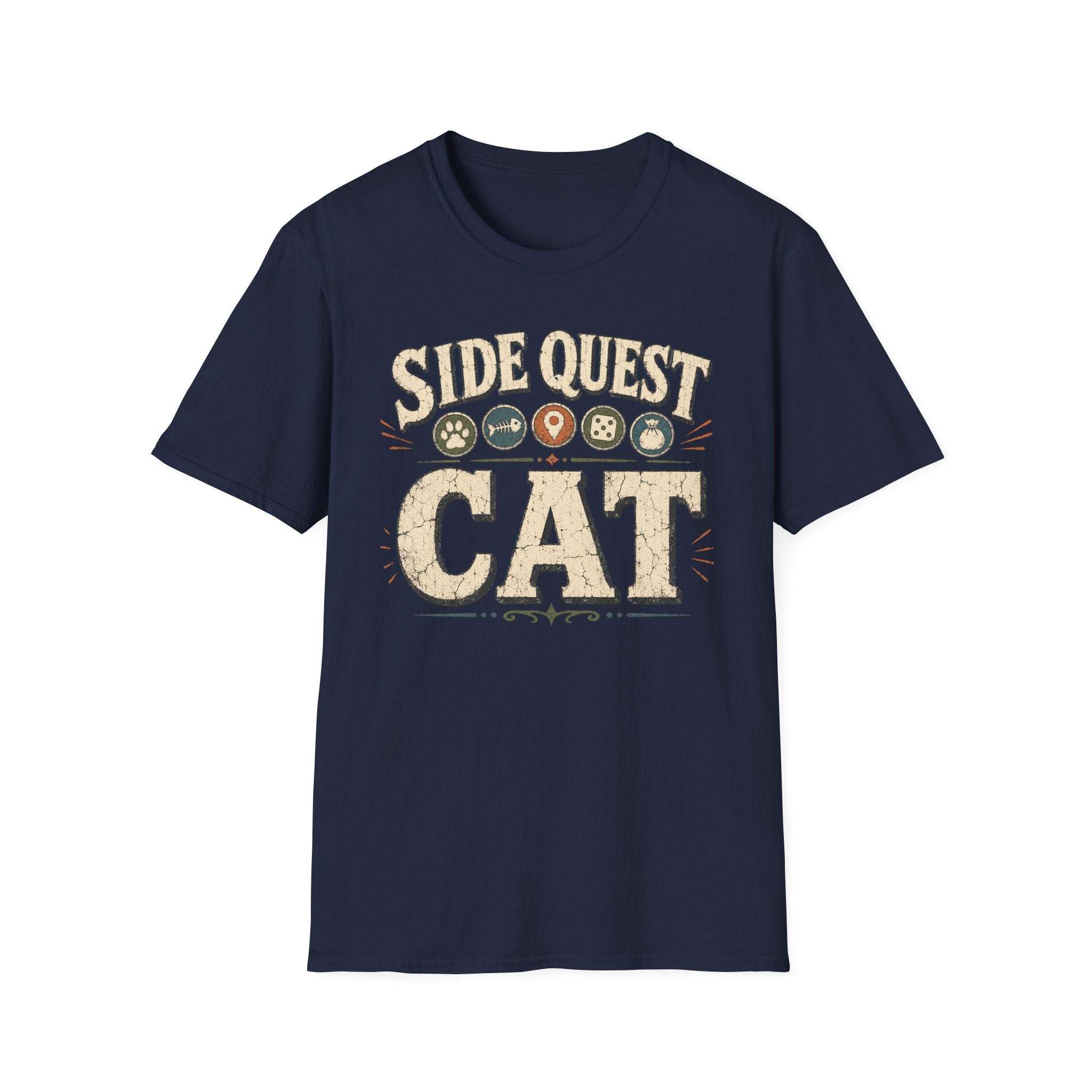 Side Quest Cat T-shirt