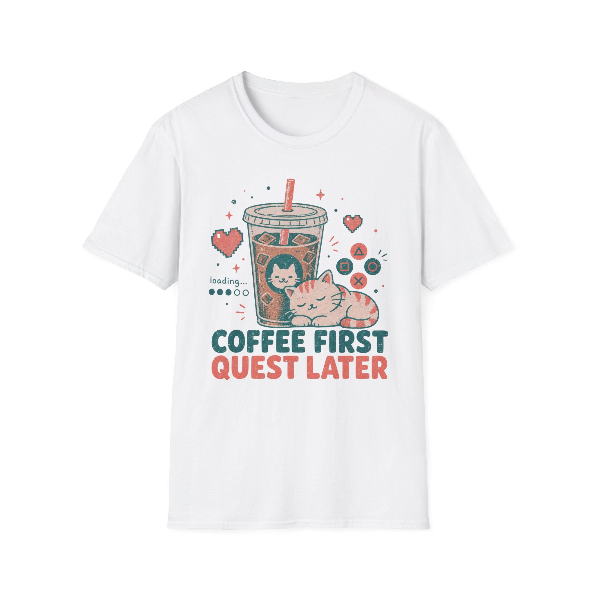 Coffee First Quest Later T-SHIRT