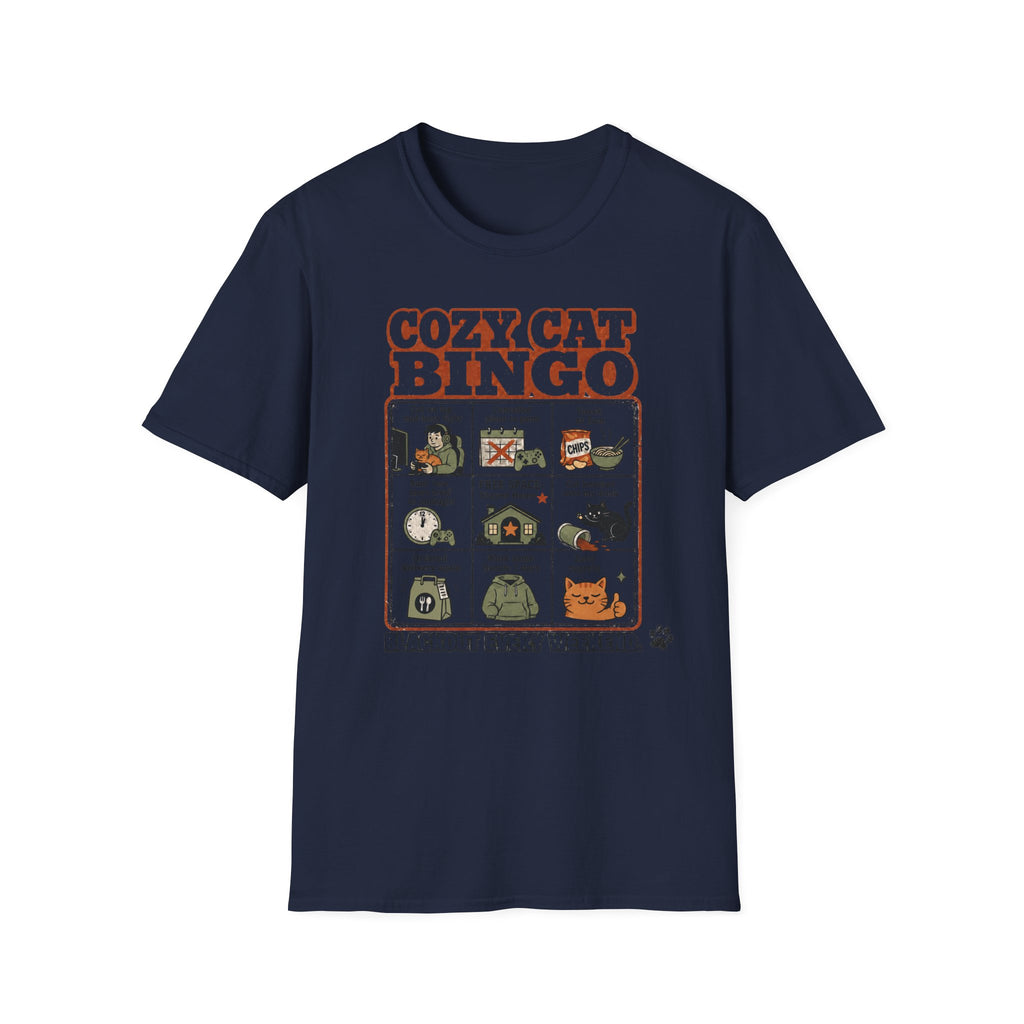 Cozy Cat Bingo T-shirt
