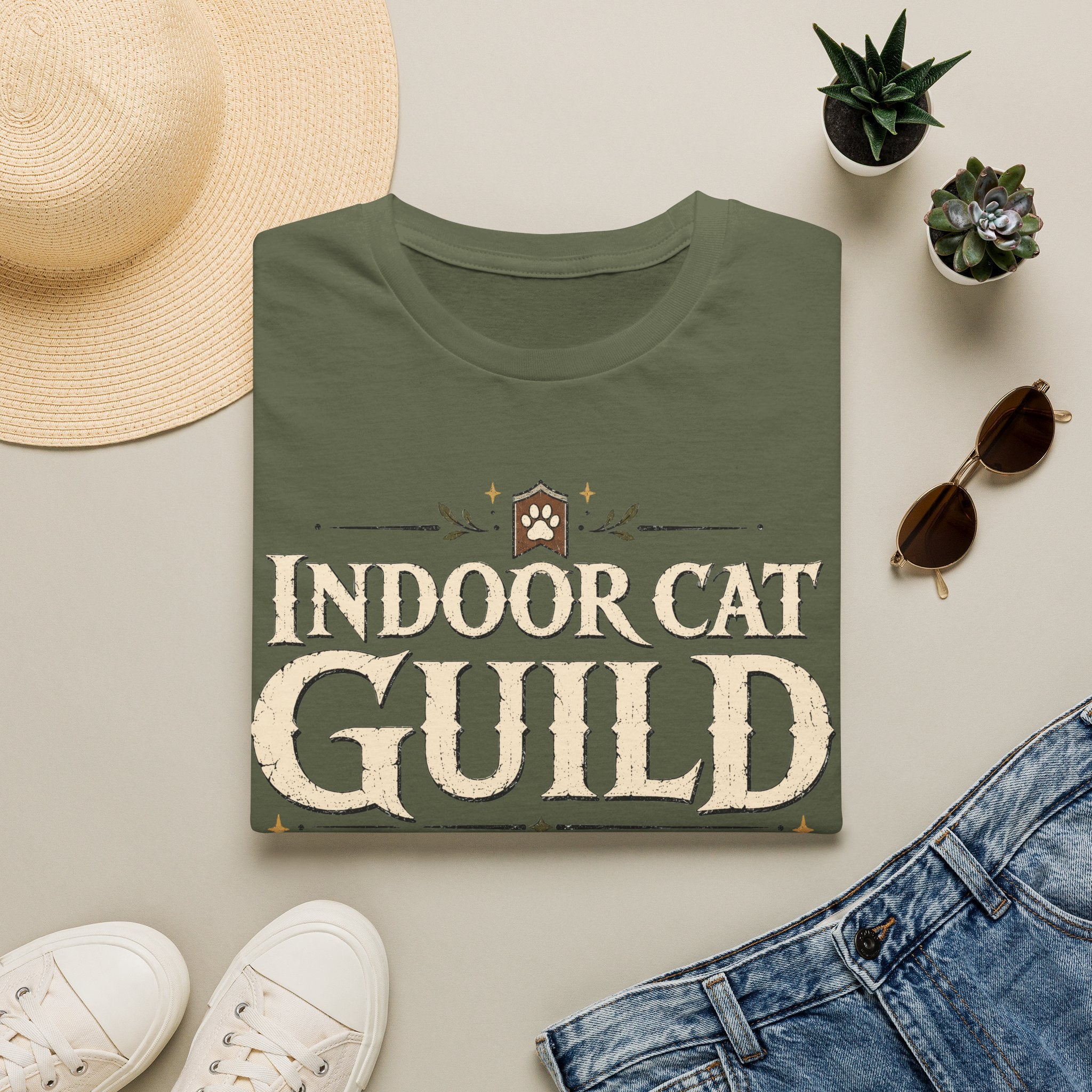 Indoor Cat Guild T-shirt